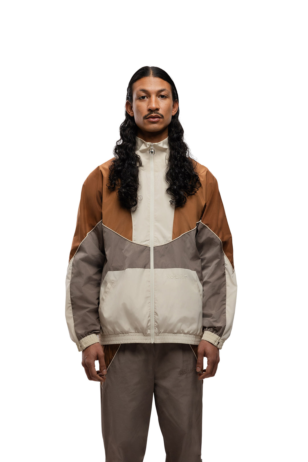 The David Tracksuit Jacket - Brown