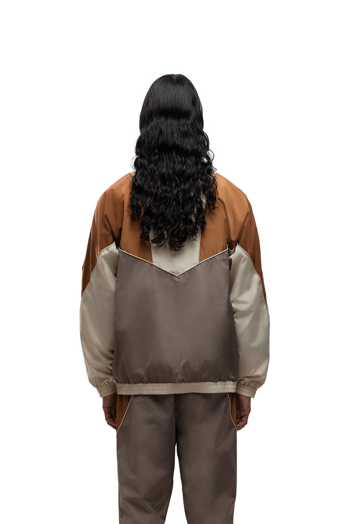 The David Tracksuit Jacket - Brown