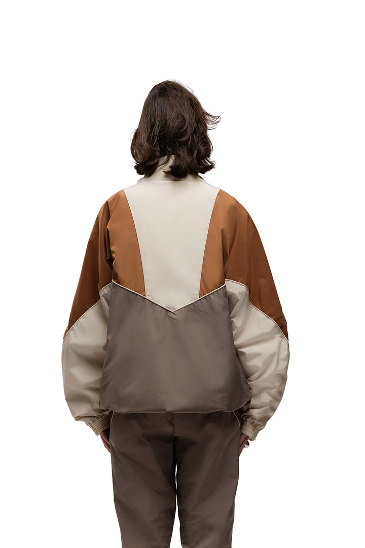 The David Tracksuit Jacket - Brown