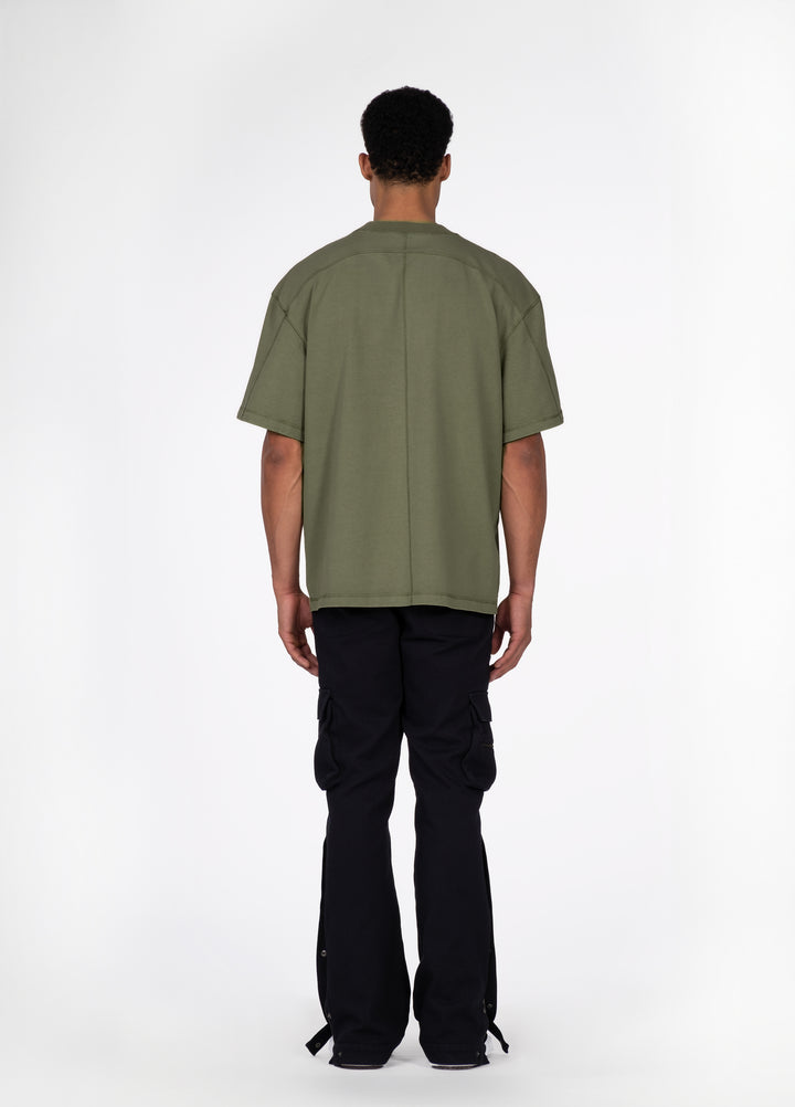 T-Shirt - Washed Navy Khaki