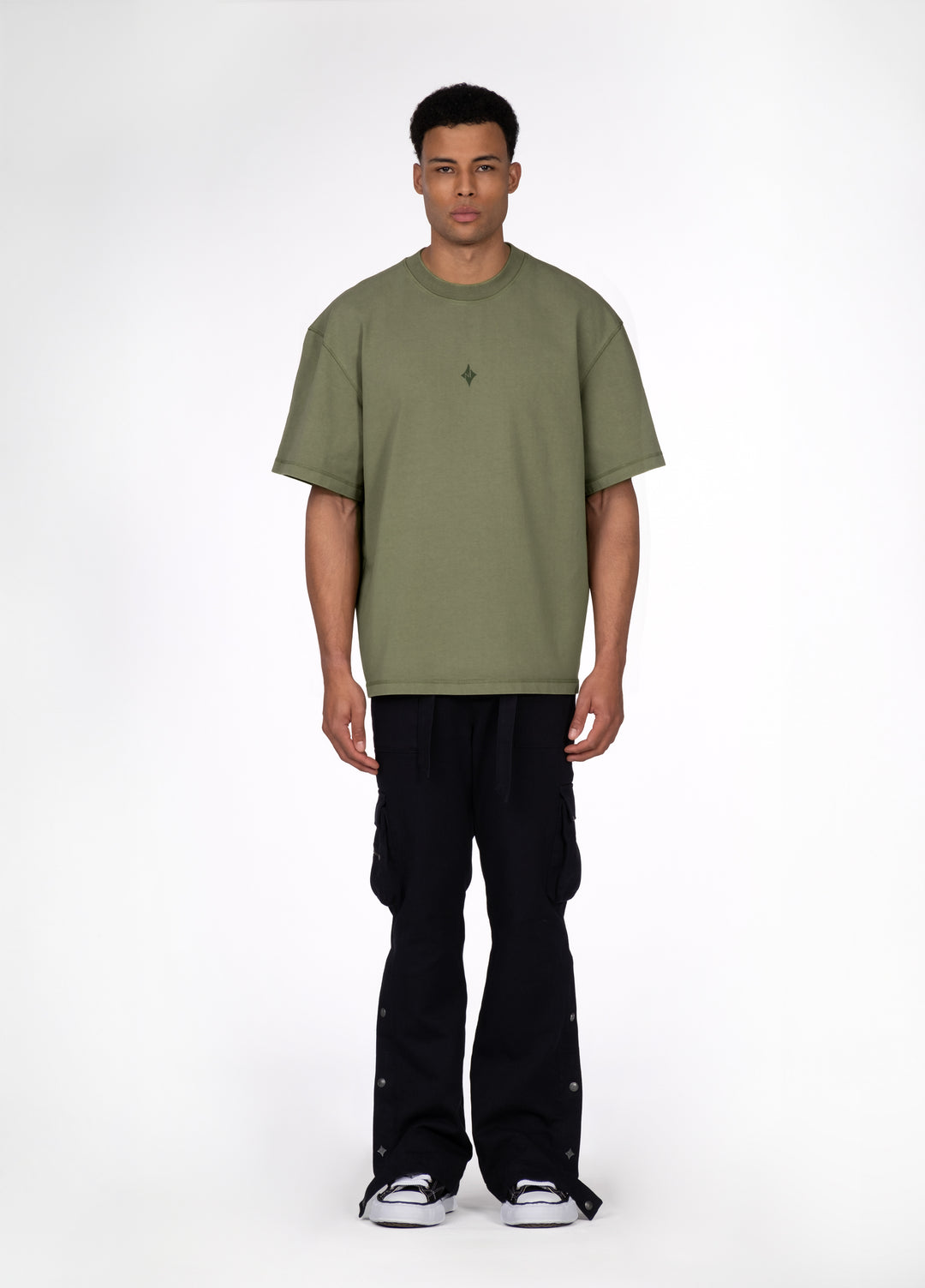 T-Shirt - Washed Navy Khaki