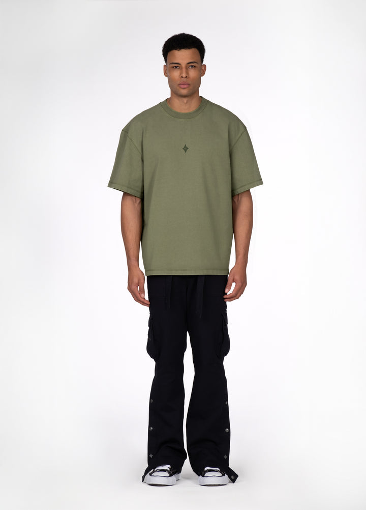 T-Shirt - Washed Navy Khaki