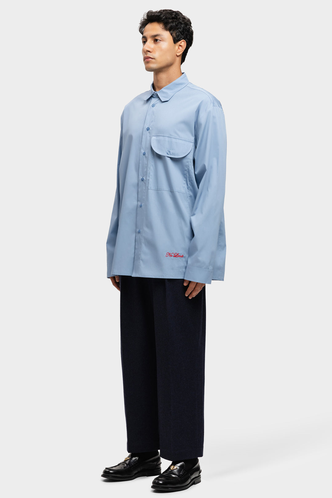 Cashmere Wool Pants – Navy