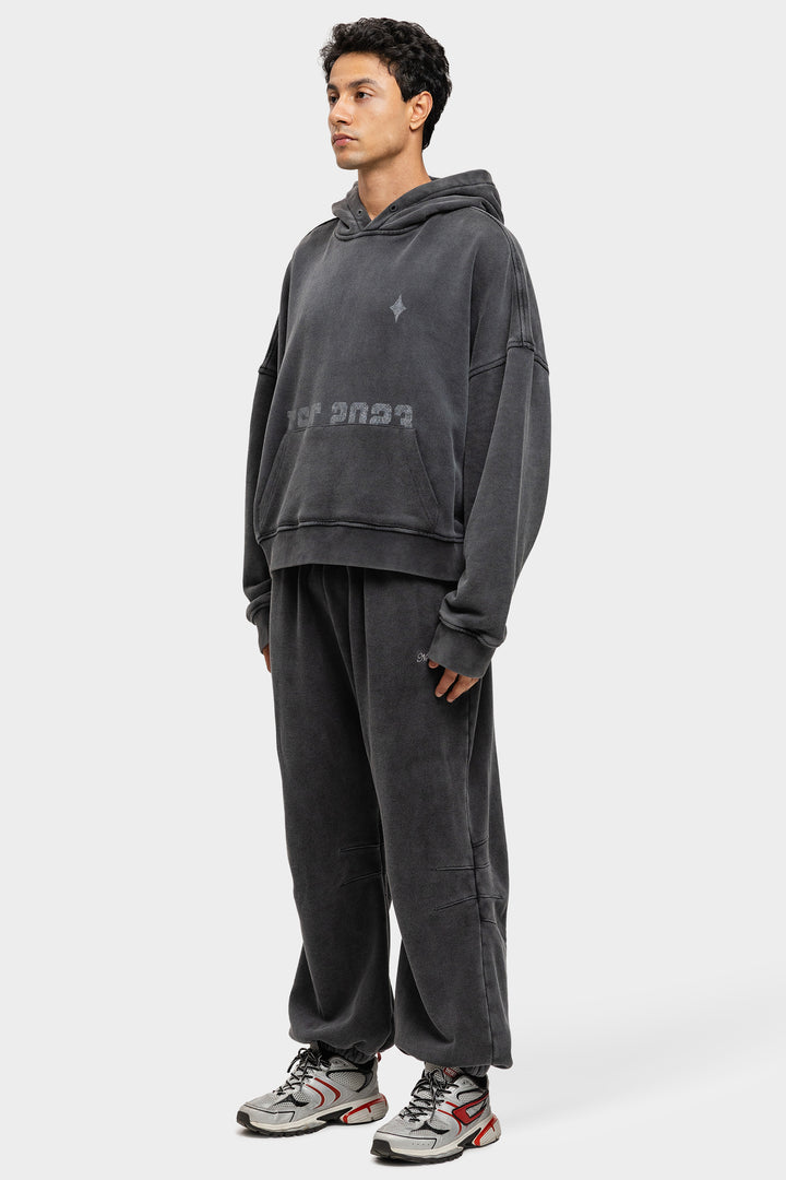 The North Hoodie – Washed Black