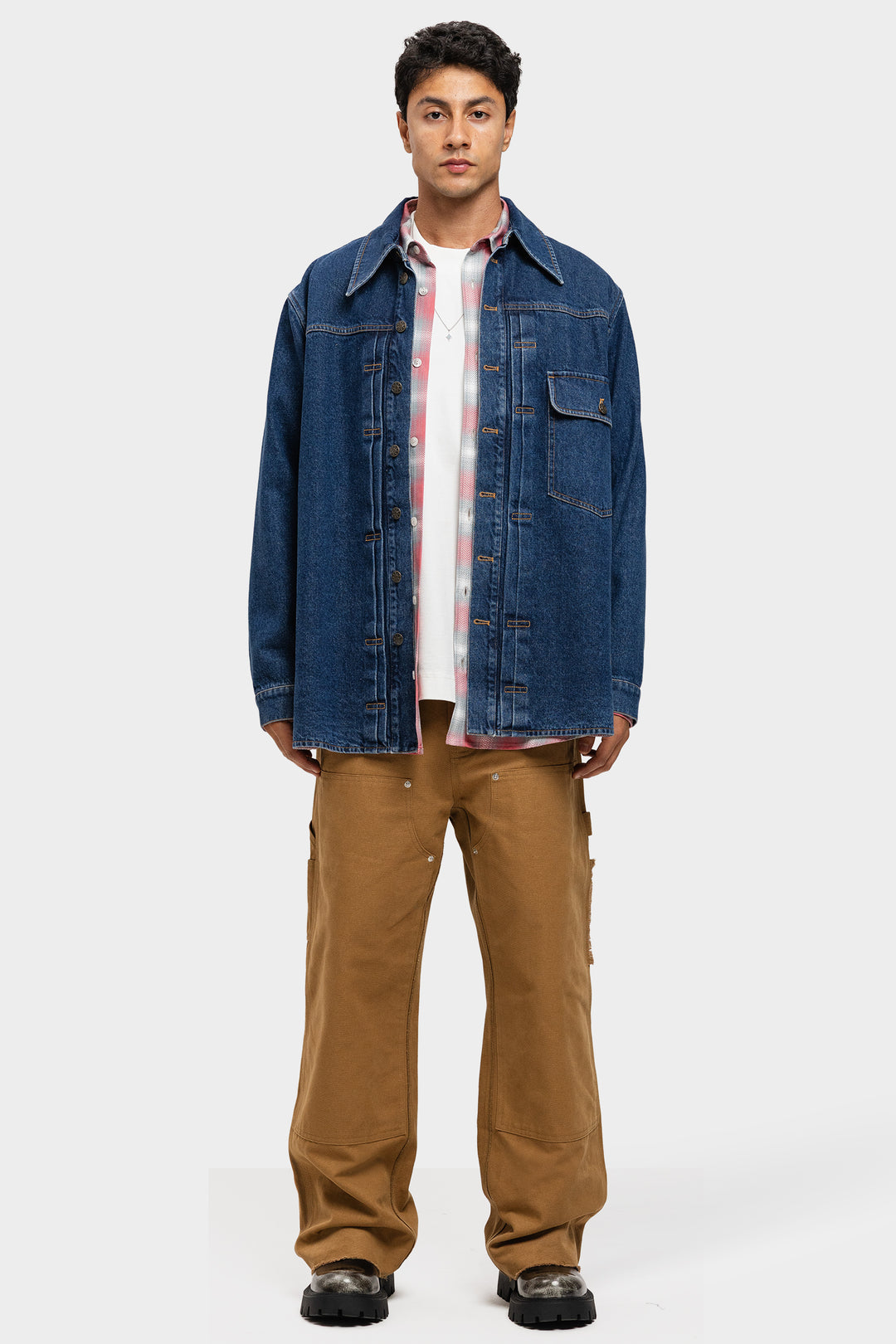 The Trucker Shirt – Blue