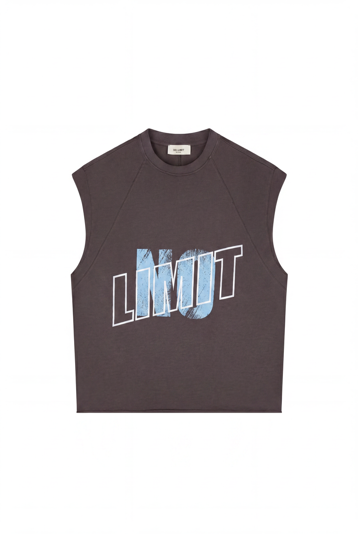 Couchella Sleeveless Tee  Brown