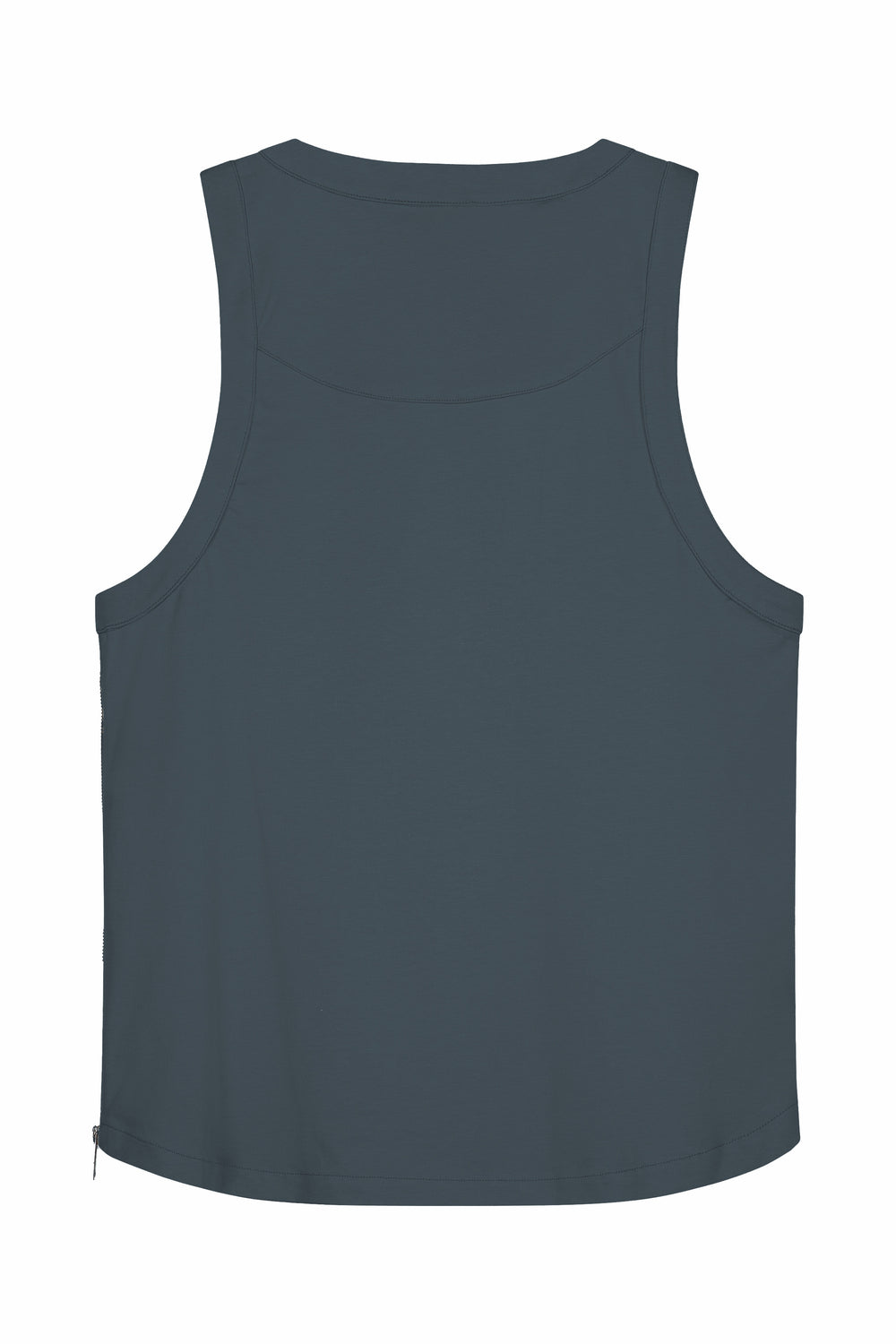 The Marcel Top in Grey Tarmac — achteraanzicht