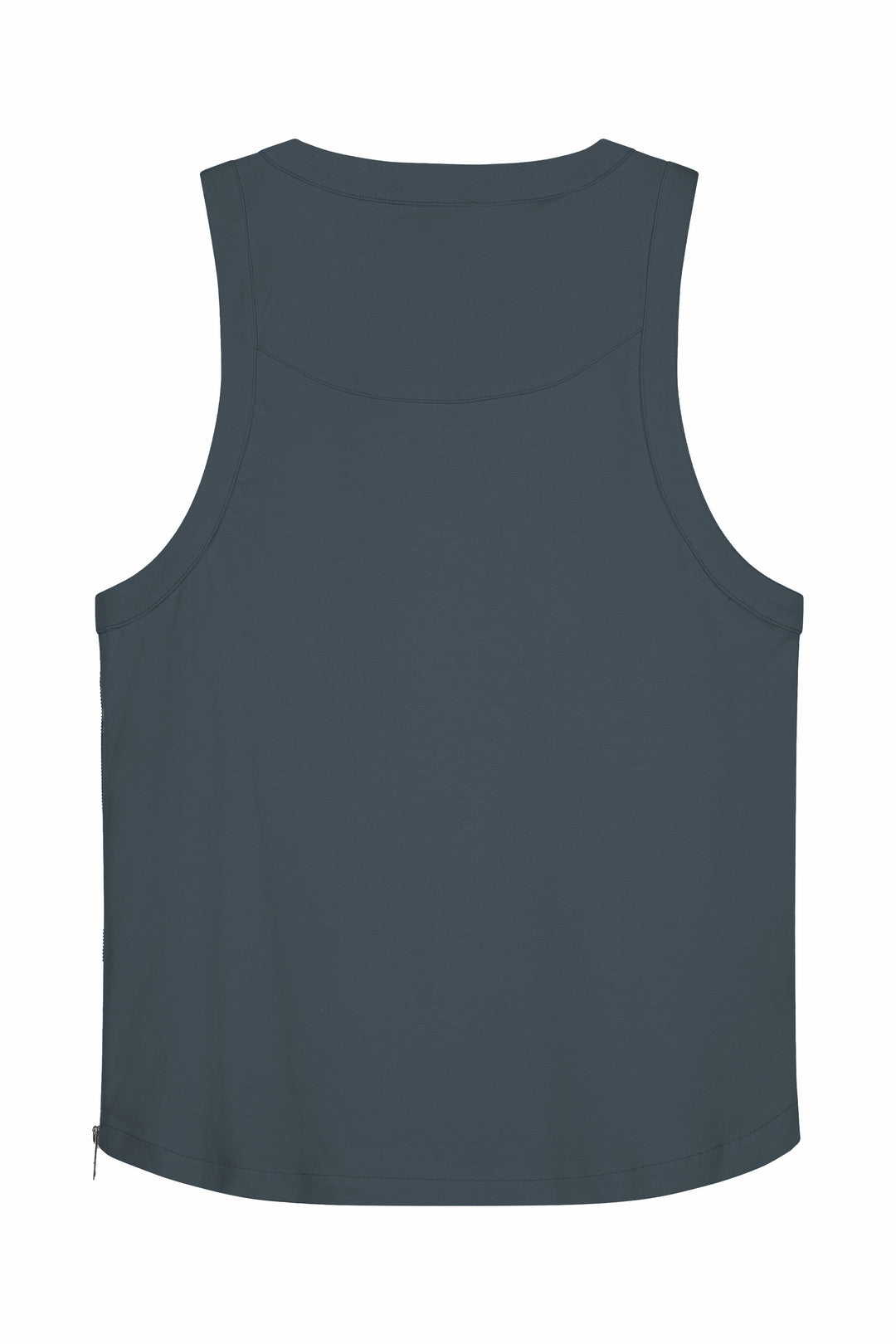 The Marcel Top in Grey Tarmac — achteraanzicht