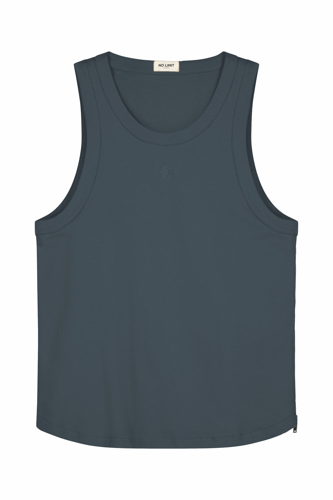 The Marcel Top in Grey Tarmac — vooraanzicht