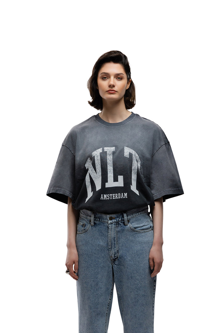 NLT Graphic Tee - Washed Black