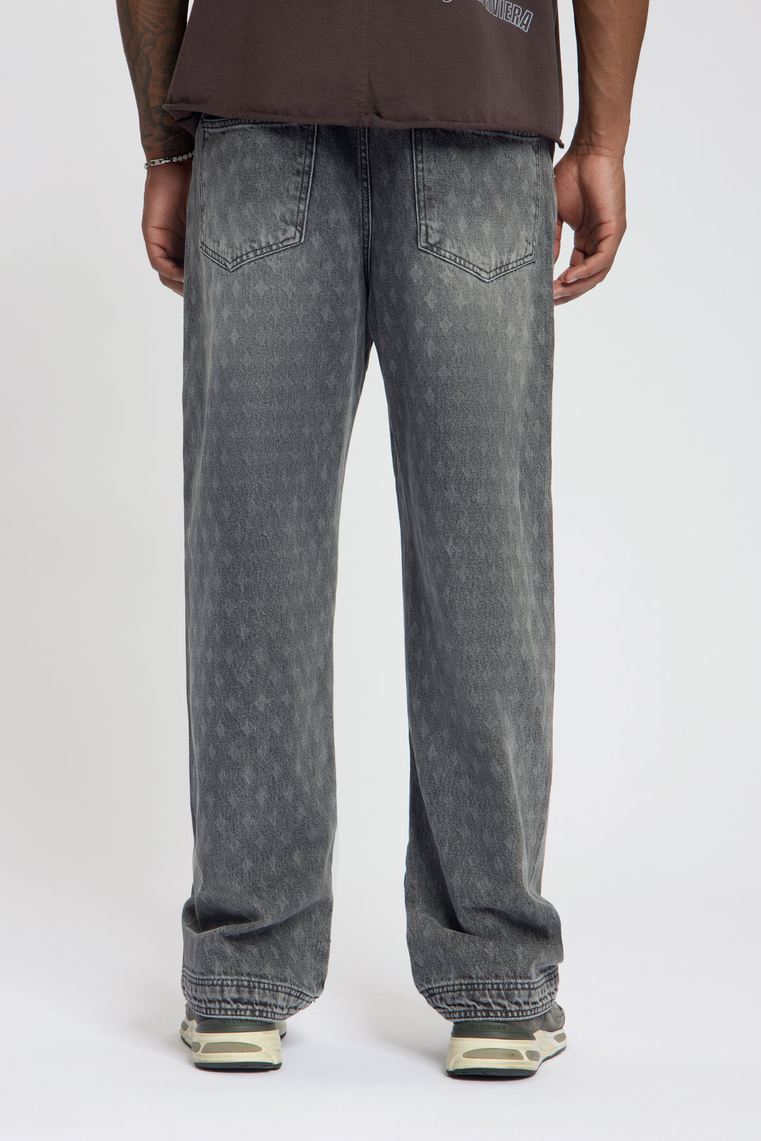 Nomogram Pants Denim Washed Grey