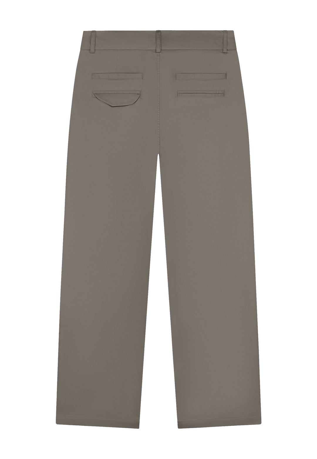 The Ripley Pants in Brown Cigar — achteraanzicht
