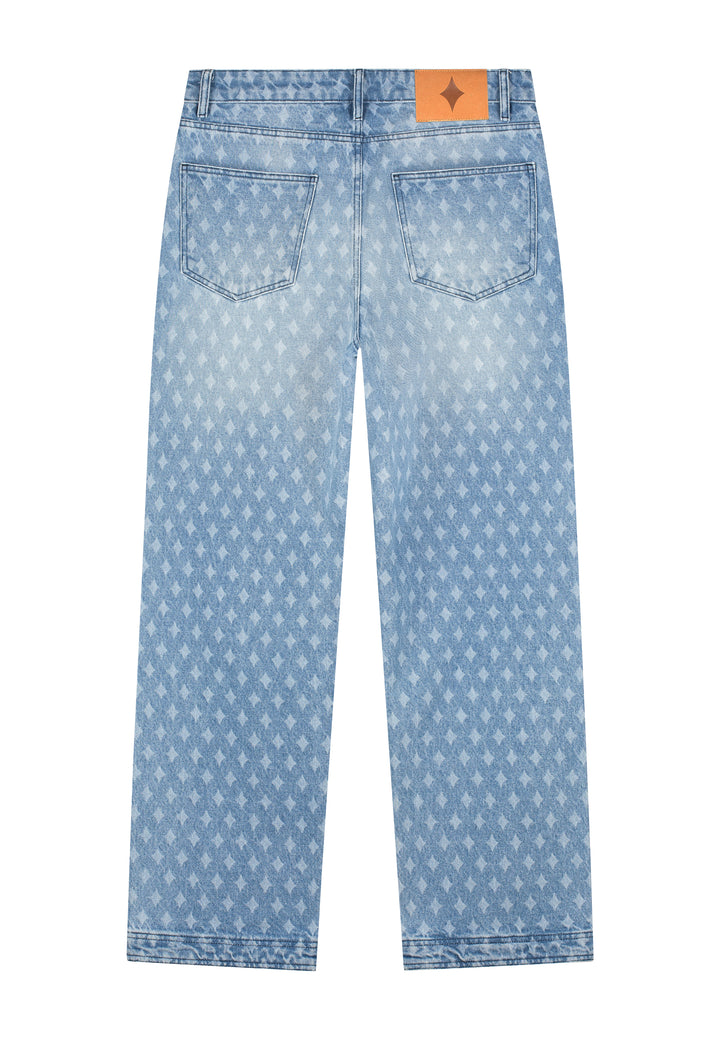 Nomogram Pants Denim Washed Blue