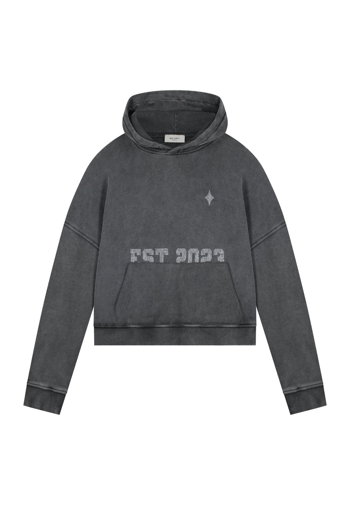 The North Hoodie – Washed Black