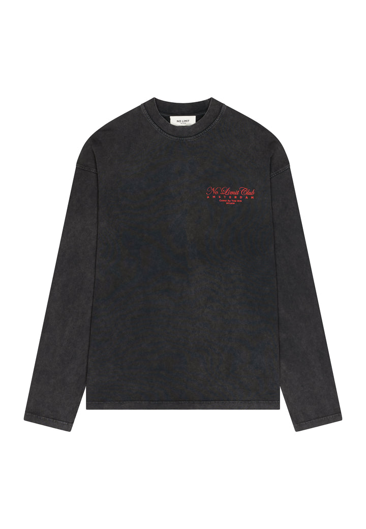 NLT Longsleeve - Washed Black