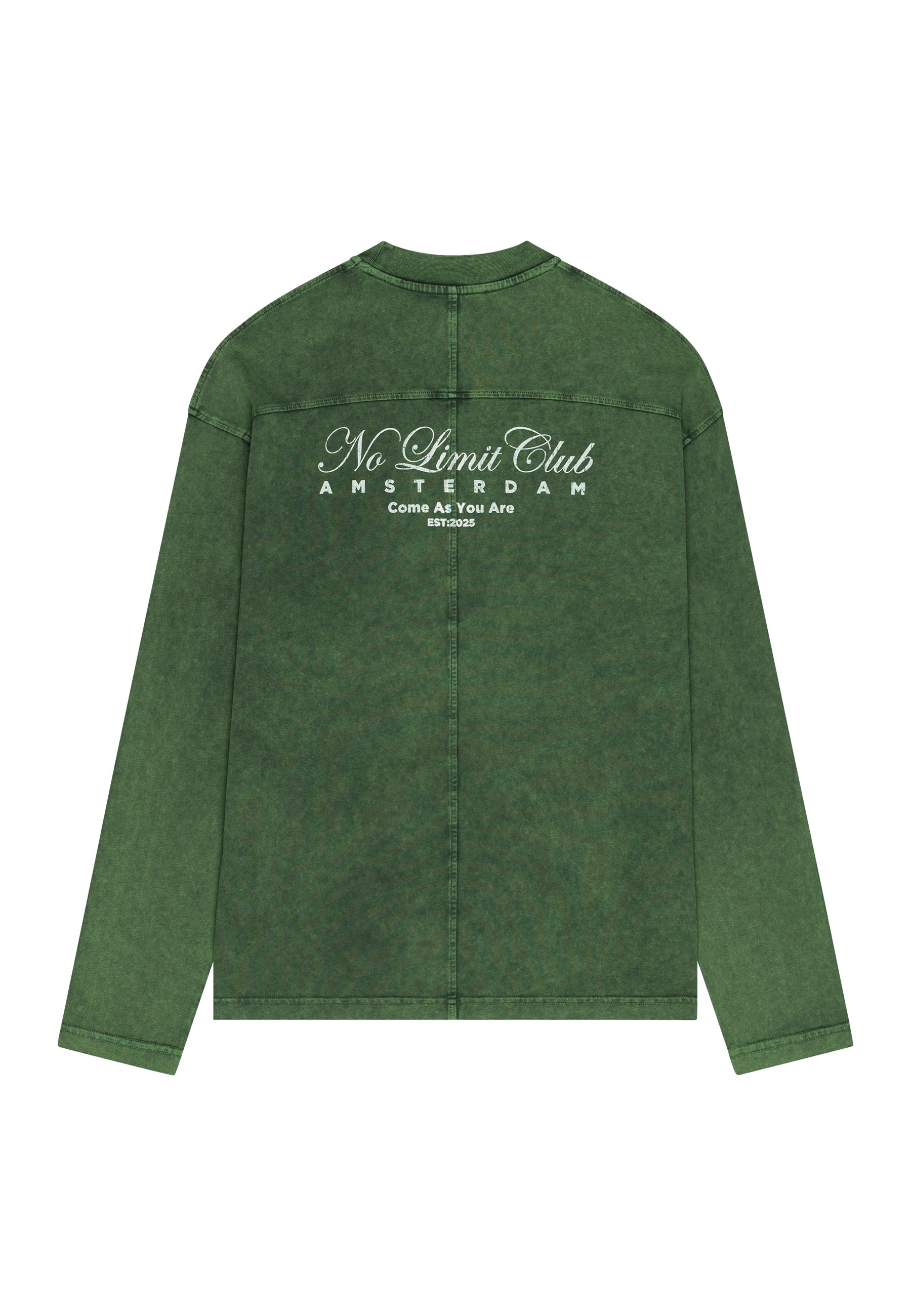 トップス goodness border l/s T-shirt (GREEN) NLT Longsleeve - Green – No Limit