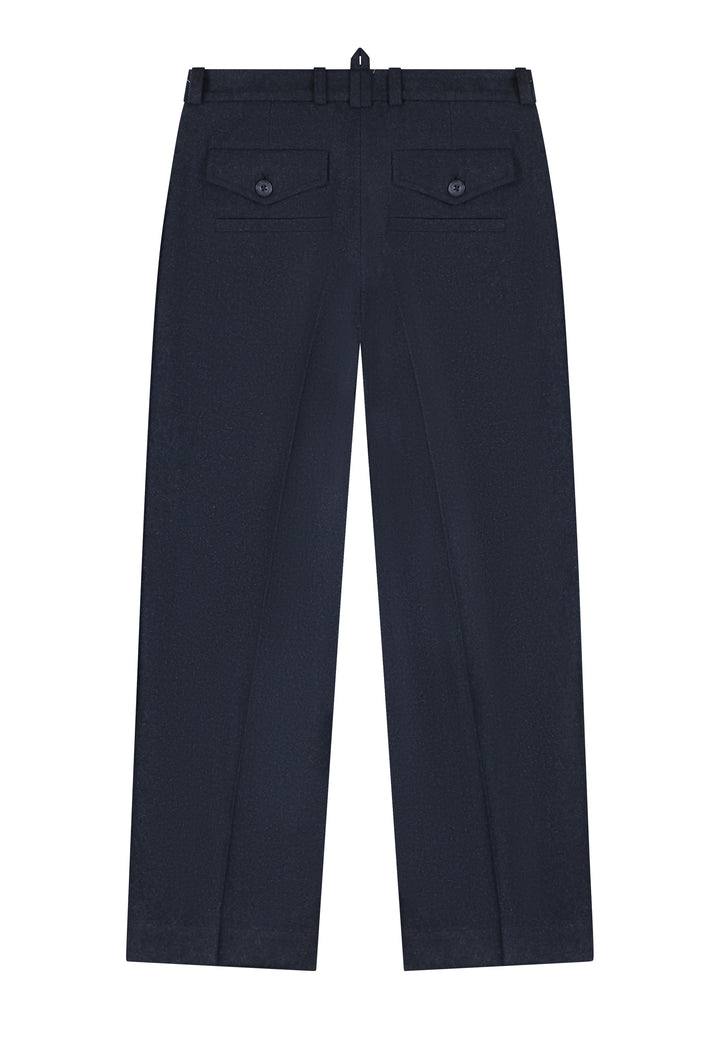 Cashmere Wool Pants – Navy