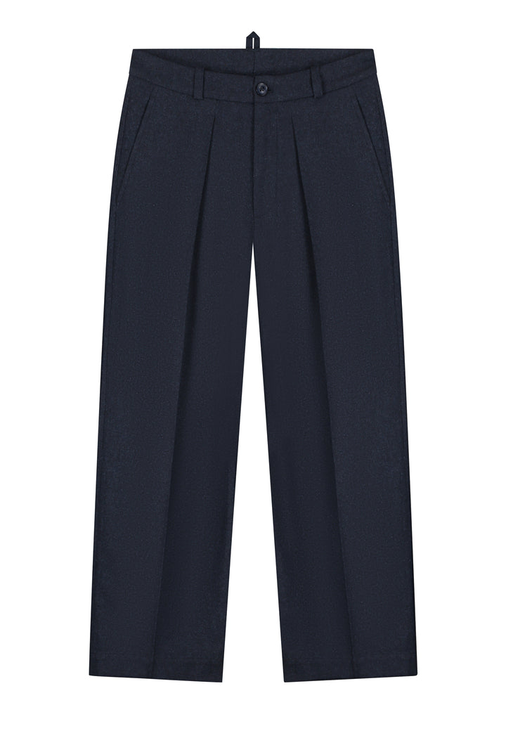 Cashmere Wool Pants – Navy