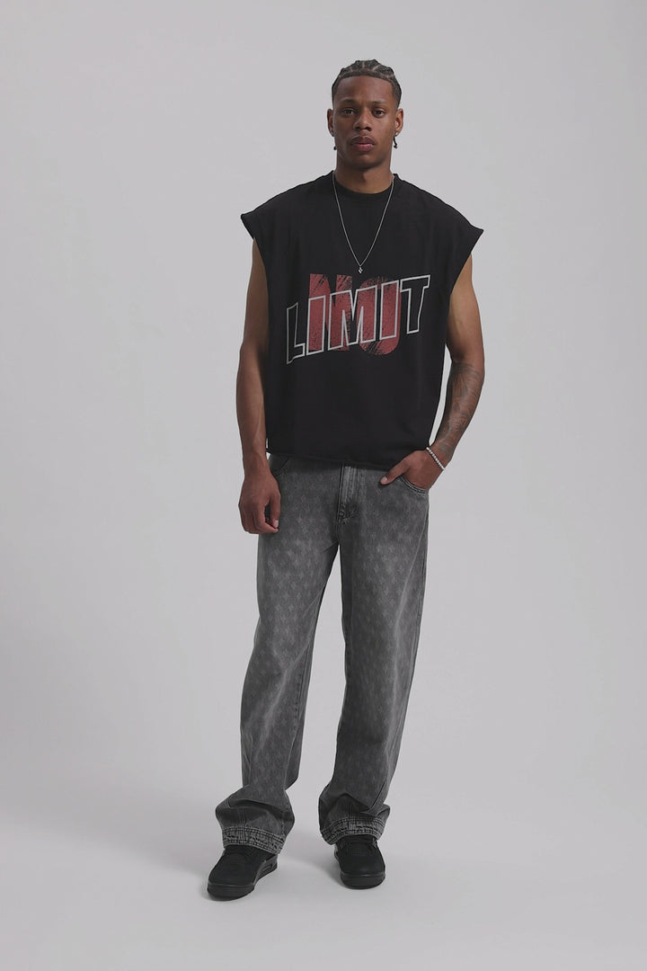 Nomogram Pants Denim Washed Grey
