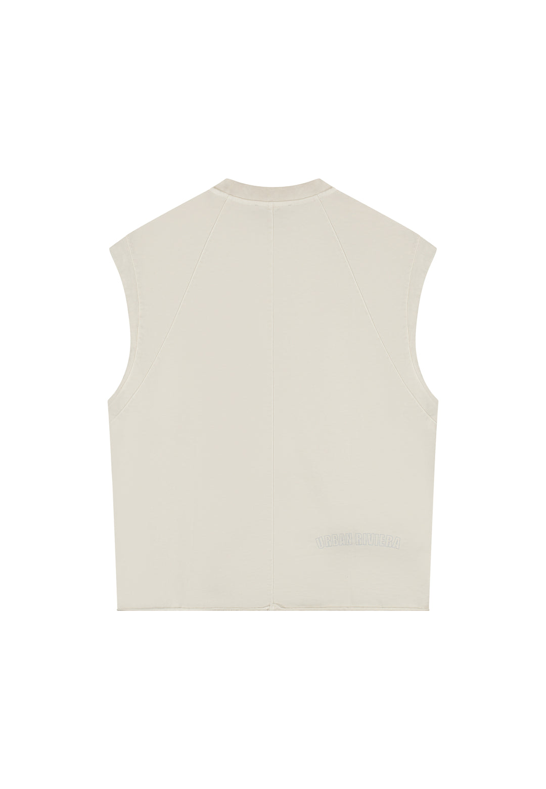 Couchella Sleeveless Tee Beige
