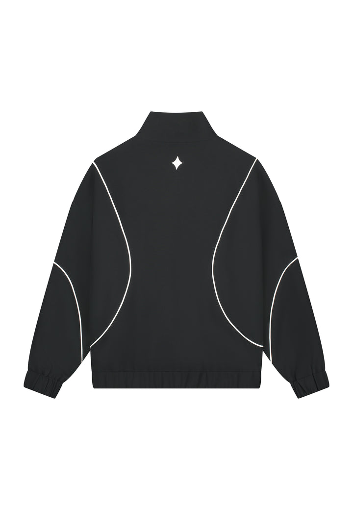 Crane Tracksuit Jacket – Black