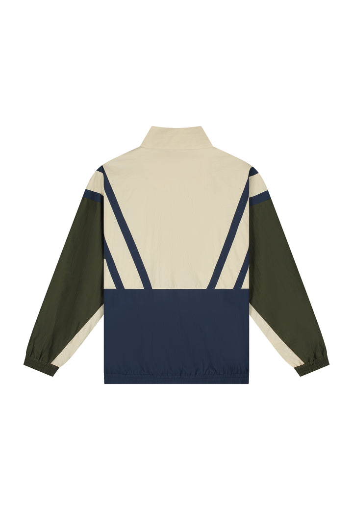 The David Tracksuit Jacket - White Plaster