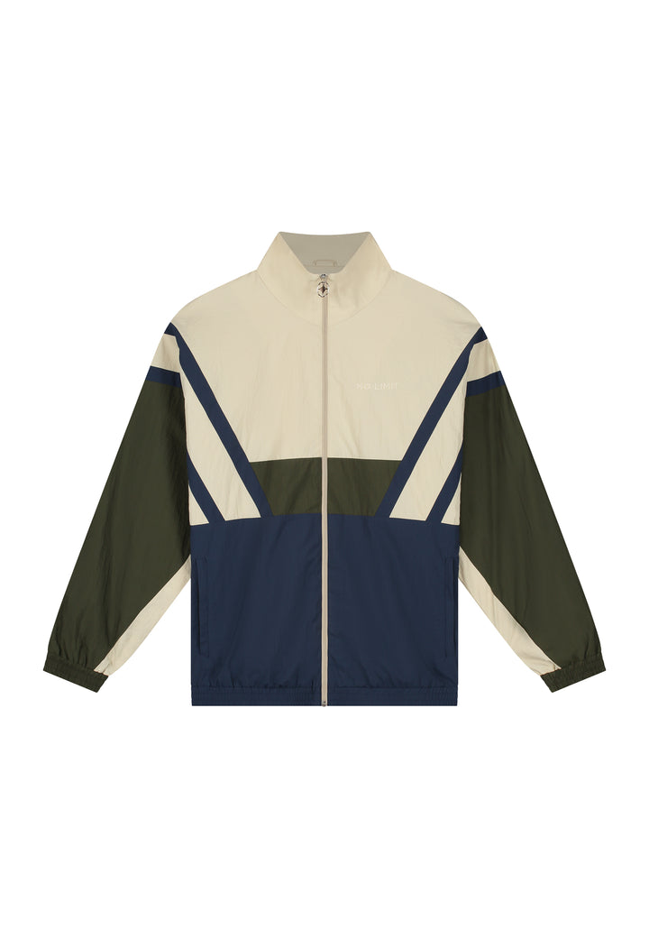 The David Tracksuit Jacket - White Plaster