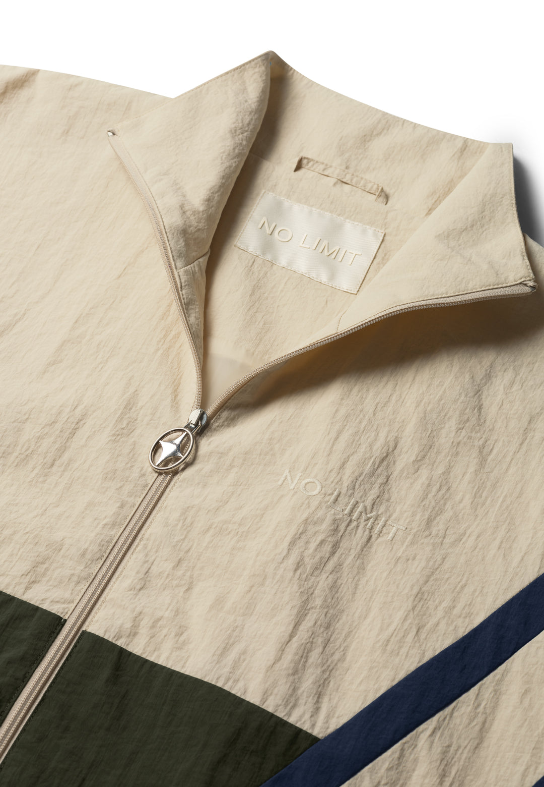 The David Tracksuit Jacket - White Plaster