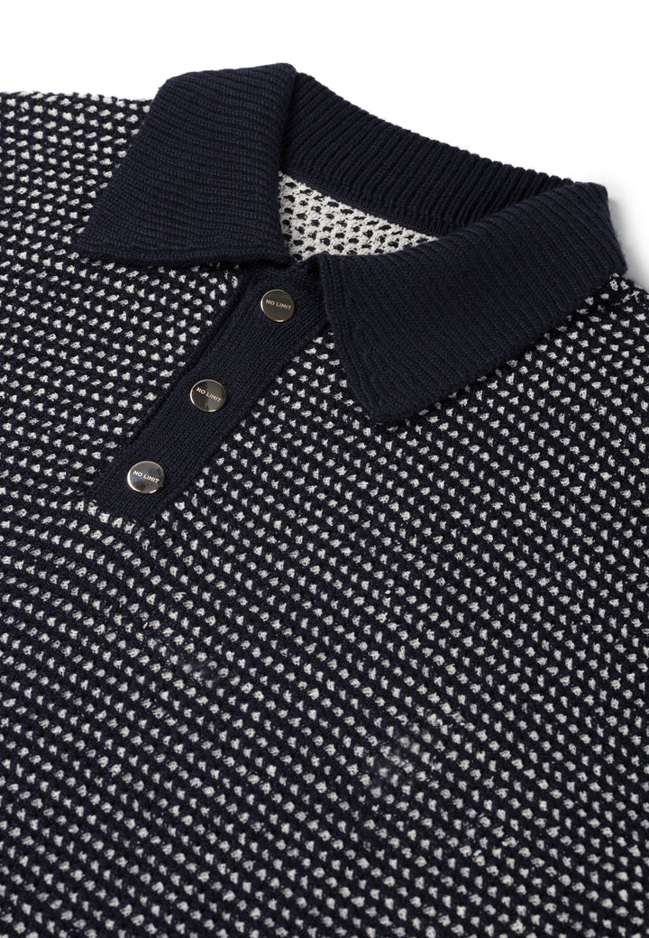 The Dries Polo - Navy/white