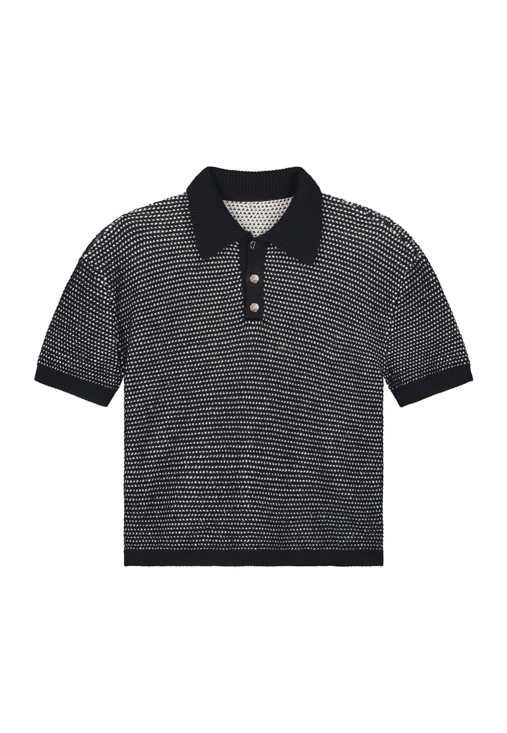 The Dries Polo - Navy/white