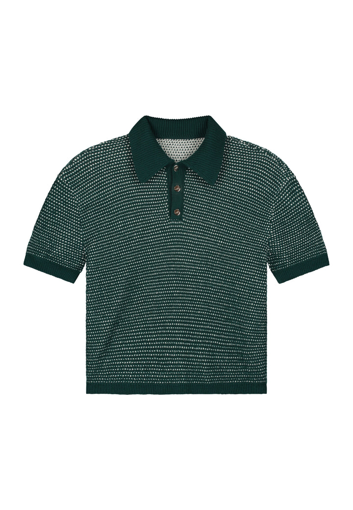The Dries Polo - Green/white